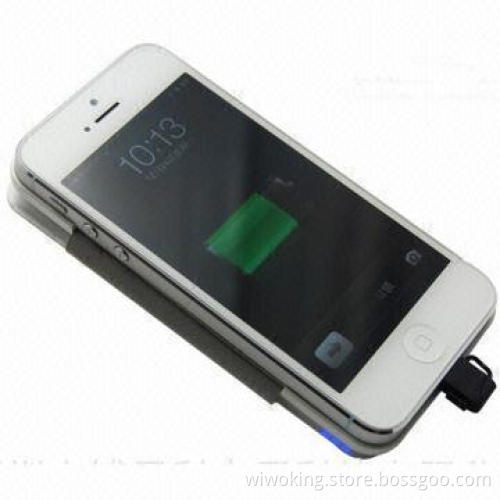 Back battery for iPhone5 2,600mah charger case with leather protection cover